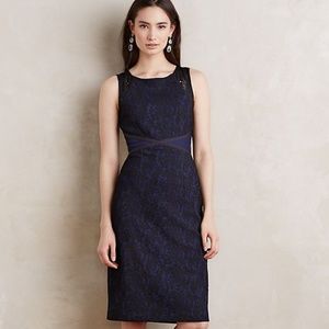 Moulinette Soeurs - Navy with Black Lace Dress, 0P